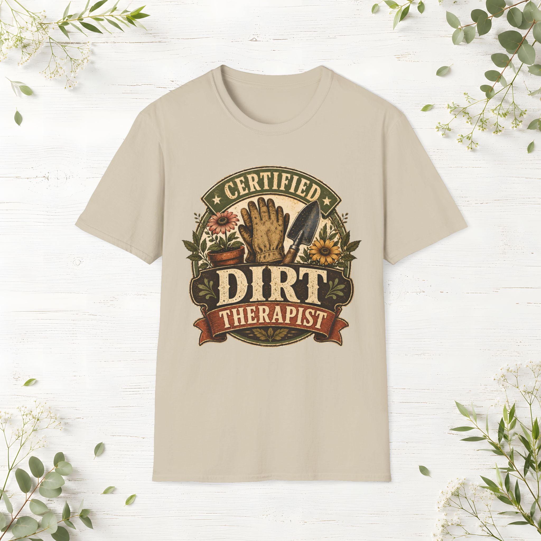 Certified Dirt Therapist T-Shirt