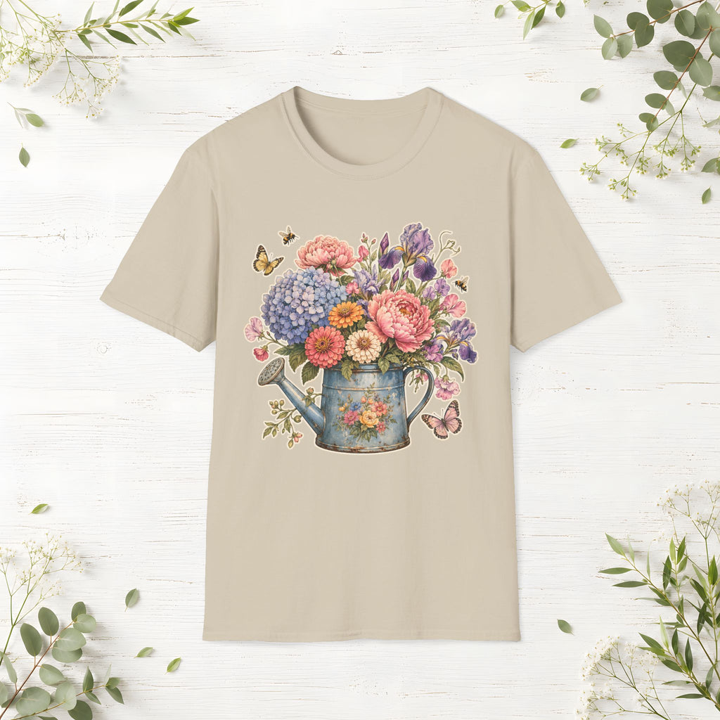 Flower Watering Can T-Shirt