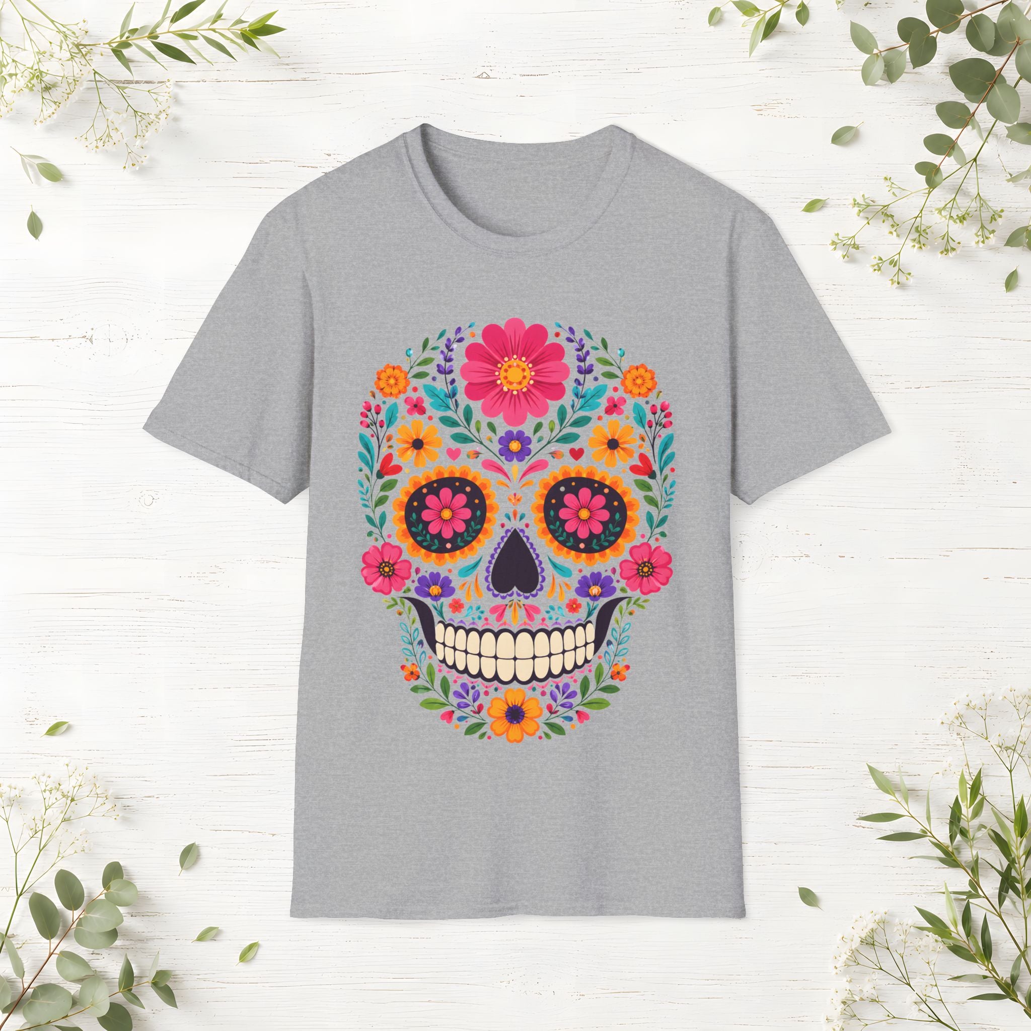 Floral Skull T-Shirt