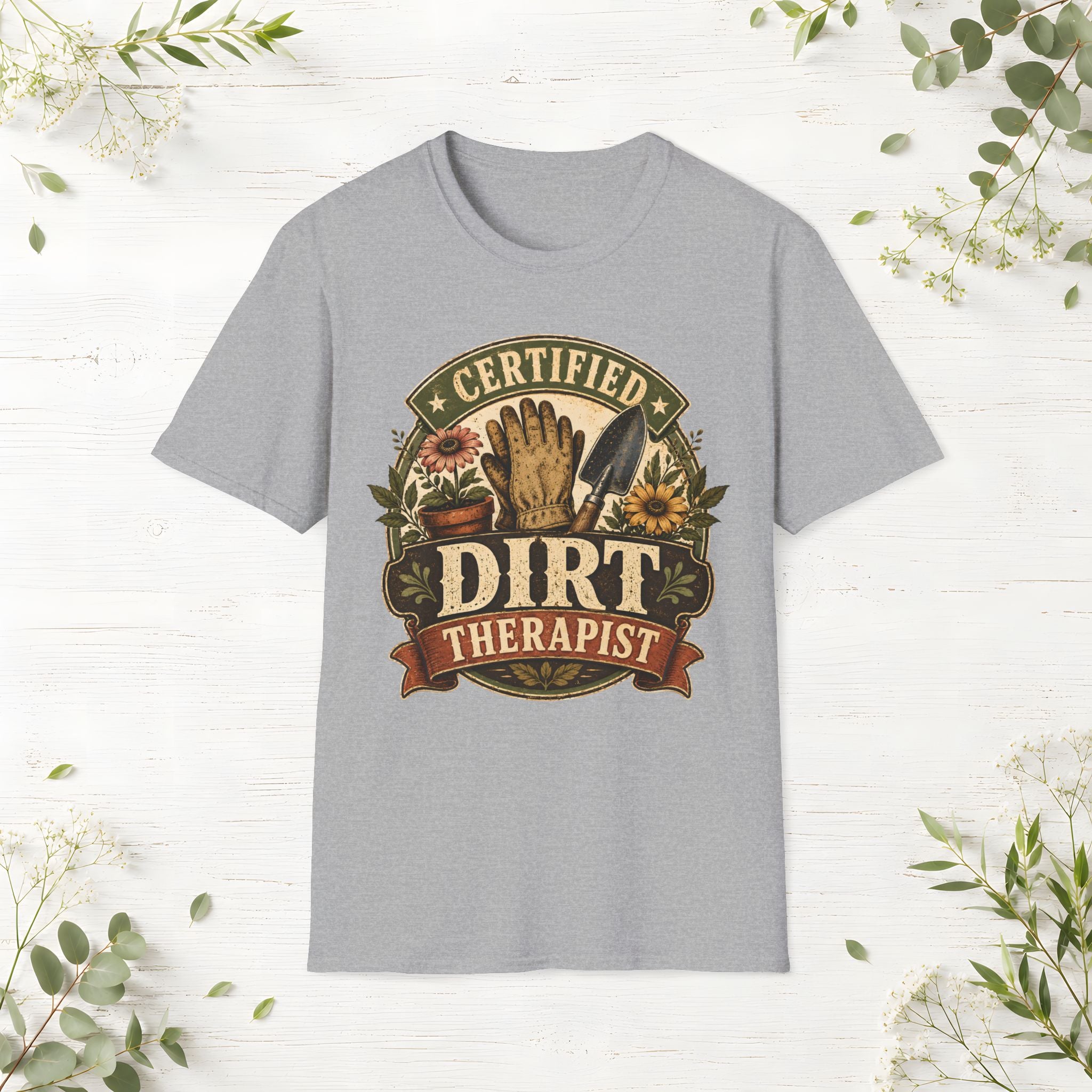 Certified Dirt Therapist T-Shirt